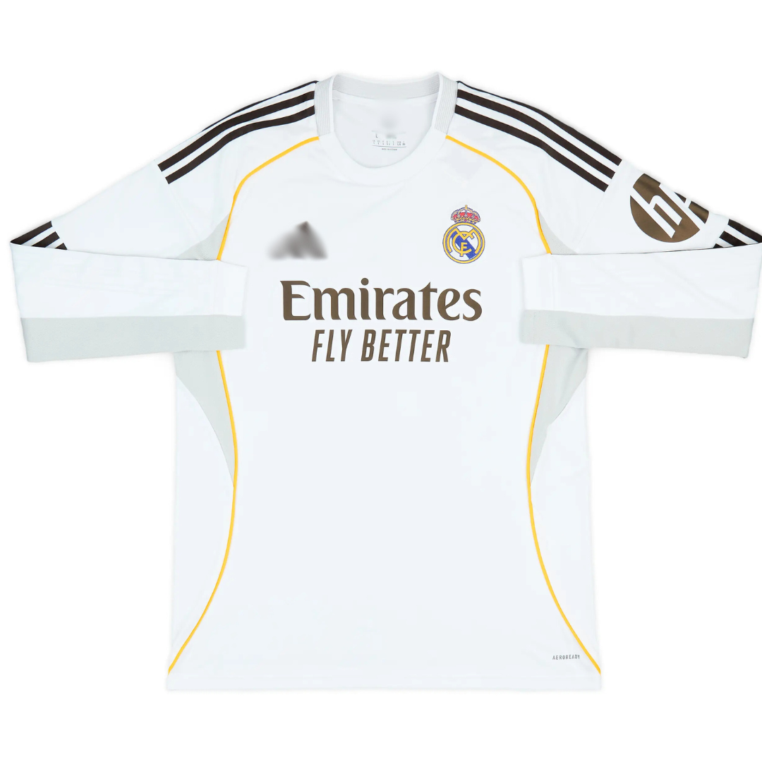 Real Madrid 2025/26 (Home) - Long Sleeve