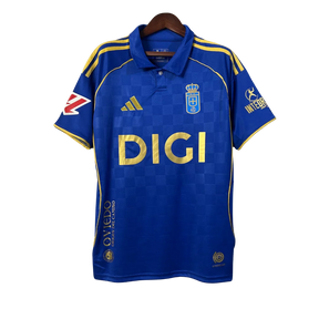 Real Oviedo 2025/26 (Home) w/ La Liga badge