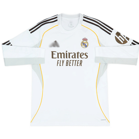 Real Madrid 2025/26 (Home) - Long Sleeve